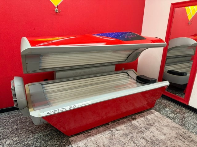 The Ambition tanning unit at Guilty Tans in Cathedral City